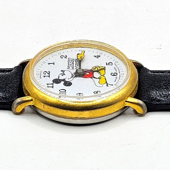 Bradley Mickey Mouse Registered Edition C 31719 Wristwatch Original Case Running - Picture 5 of 9